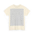 Keffiyeh Pattern Heavy Cotton Tee - Modern Mesh Design Streetwear T-Shirt